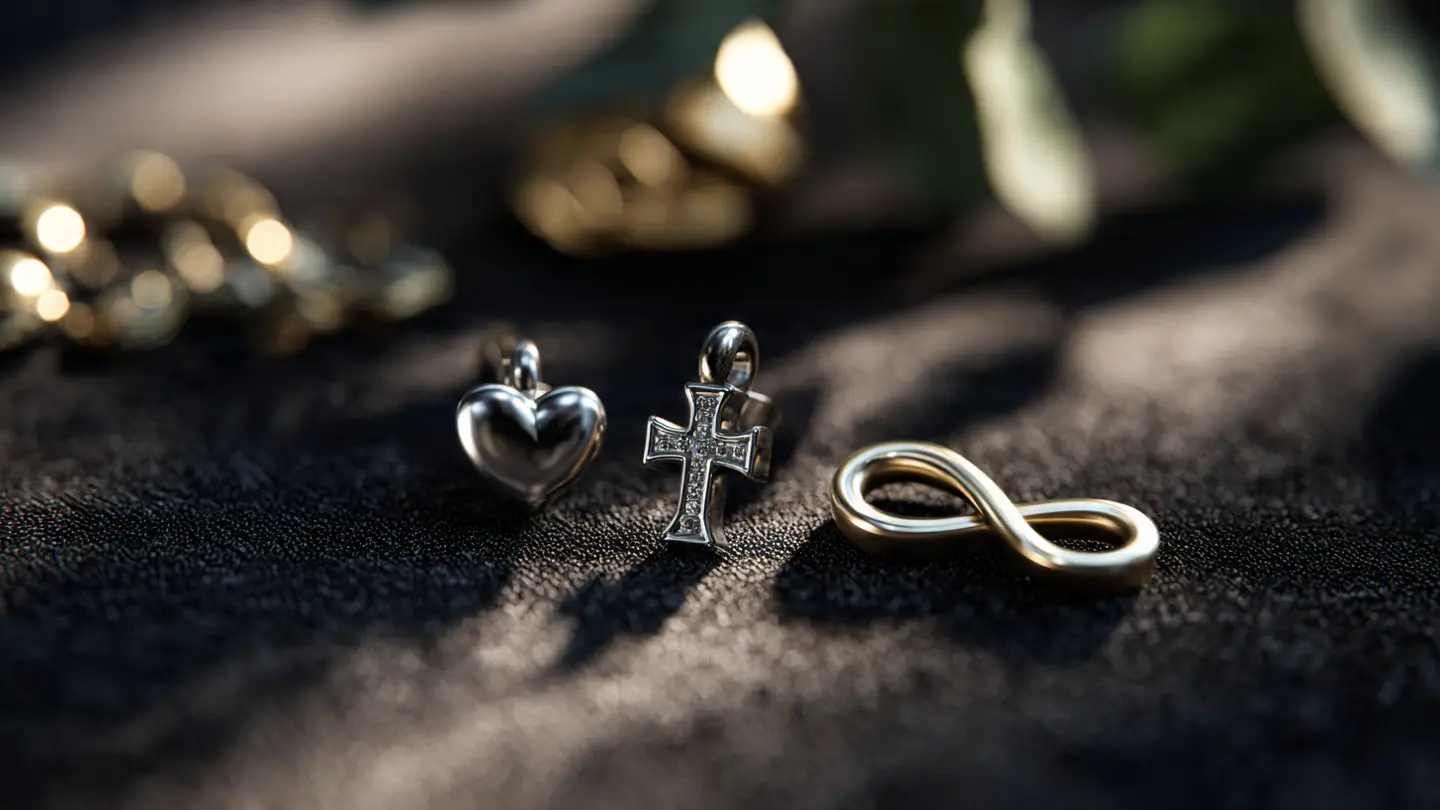 Meaningful Charms: The Hidden Language of Heart, Cross, and Infinity Symbols