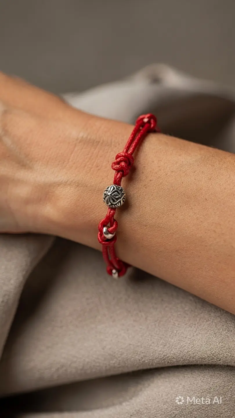 Lucky Bracelets: Red String, Knots and Sterling Silver 925